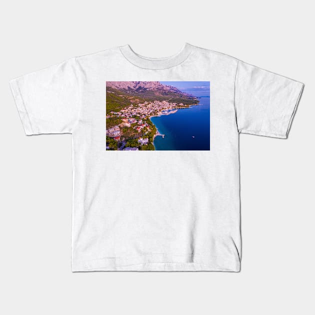 Baška Voda Kids T-Shirt by ivancoric